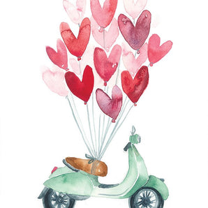 Luigi Mini carte de souhait - Bébé LoupStéphanie Renière illustrations