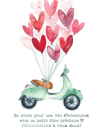 Luigi3 Carte de souhait - Bébé LoupStéphanie Renière illustrations