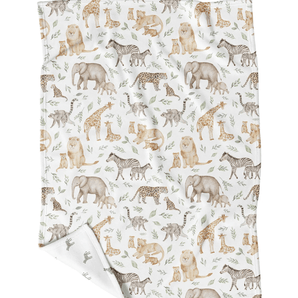 Ma p'tite couverte Savannah - Bébé LoupVeille sur toi