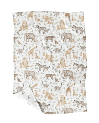 Ma p'tite couverte Savannah - Bébé LoupVeille sur toi