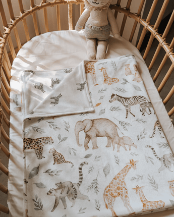 Ma p'tite couverte Savannah - Bébé LoupVeille sur toi