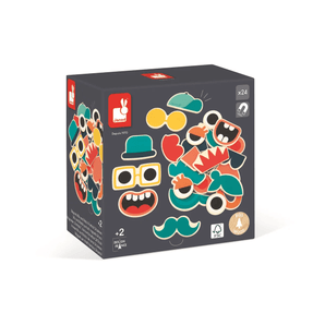 Magnets Mix & match portrait - Bébé LoupJanod