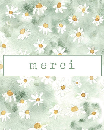 Marguerite1 Mini carte de souhait - Bébé LoupStéphanie Renière illustrations