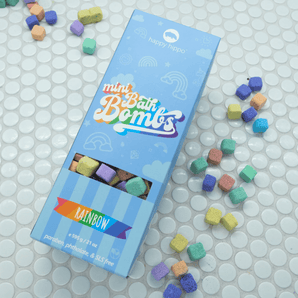 Mini bombes de bain Arc - en - ciel - Bébé LoupHappy hippo