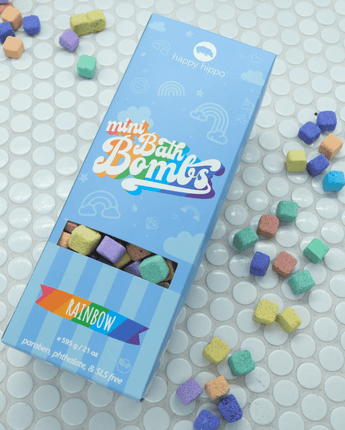 Mini bombes de bain Arc - en - ciel - Bébé LoupHappy hippo