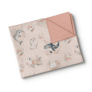 Minky Amis de l'océan - Bébé LoupOléoops