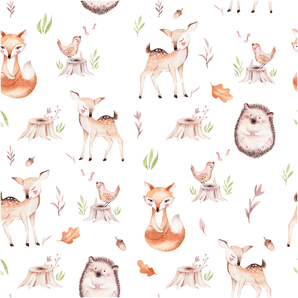 Minky Animaux de la forêt 1 - Bébé LoupOléoops