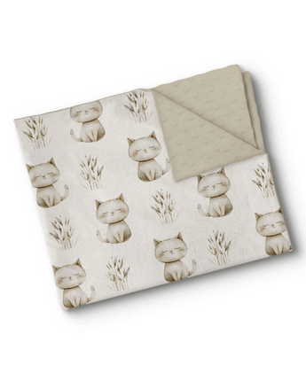 Minky Chaton ron - ron - Bébé LoupOléoops