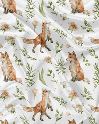 Minky Fins renards - Bébé LoupOléoops