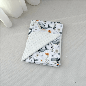 Minky Ptite baleine - Bébé LoupCréation Jade