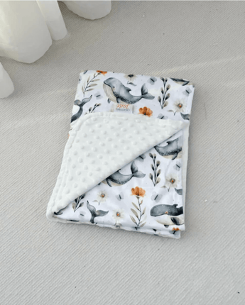 Minky Ptite baleine - Bébé LoupCréation Jade