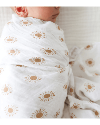 Mousseline coton Soleil - Bébé LoupLulujo