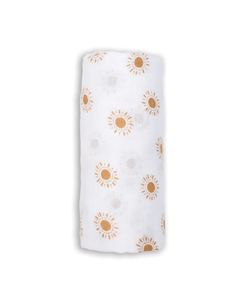 Mousseline coton Soleil - Bébé LoupLulujo