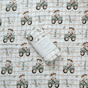 Mousseline Moutons - Bébé LoupCréation Jade