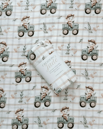 Mousseline Moutons - Bébé LoupCréation Jade