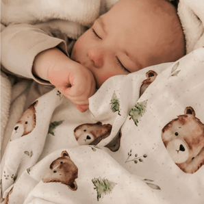 Mousseline Ours - Bébé LoupCréation Jade