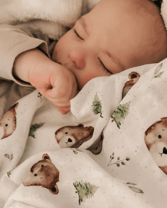 Mousseline Ours - Bébé LoupCréation Jade