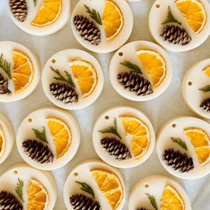 Orenement de cire - Clémentine et sauge - Bébé LoupLelik