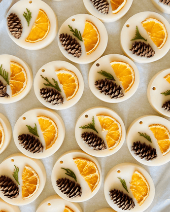 Orenement de cire - Clémentine et sauge - Bébé LoupLelik