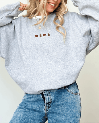 Ouaté col rond Mama - Bébé LoupPetitrue