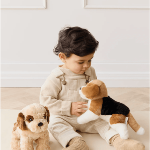 Peluche Brooklyn chien Beagle - Bébé LoupSnuggle Bunnies