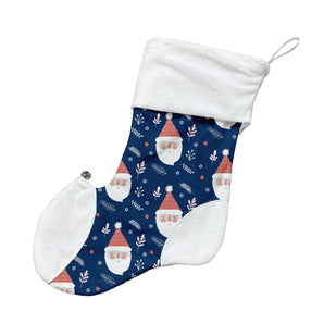 Père Noël bleu - Bas de noël - Bébé LoupOléoops