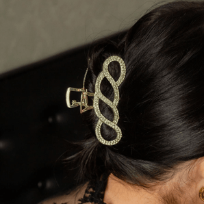 Pince cristal en boucle - Bébé LoupAndi