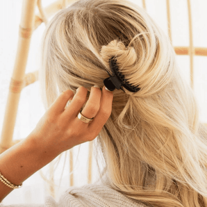 Pince noire cheveux fins - Bébé LoupAndi