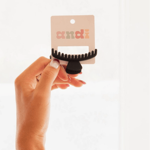 Pince noire cheveux fins - Bébé LoupAndi