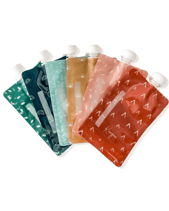 Pochettes alimentaires réutilisables Boho - Bébé LoupKangoo