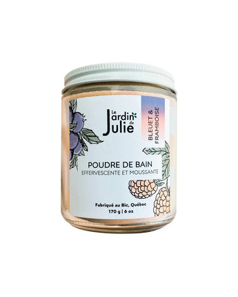 Poudre effervescente ET moussante Bleuet et framboise - Bébé LoupJardin de Julie