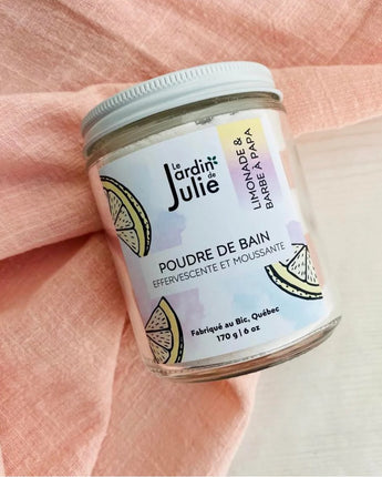 Poudre effervescente ET moussante Limonade Barbe à papa - Bébé LoupJardin de Julie