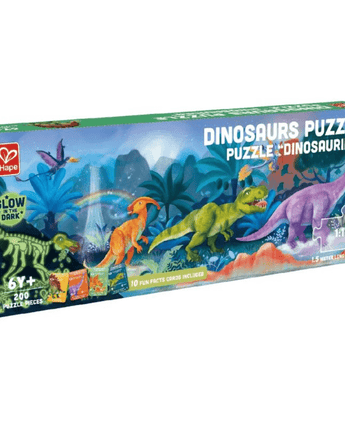 Puzzle Dinosaures (brille dans le noir) - Bébé LoupHape