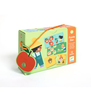 Puzzle Duo Premiers chiffres - Bébé LoupDjeco