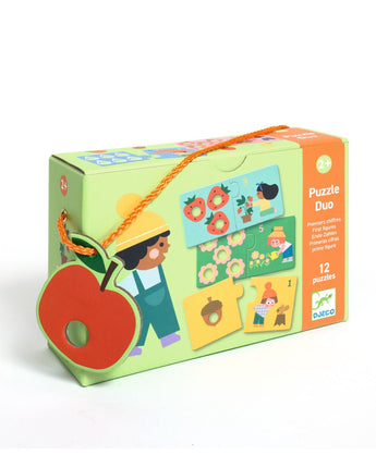 Puzzle Duo Premiers chiffres - Bébé LoupDjeco