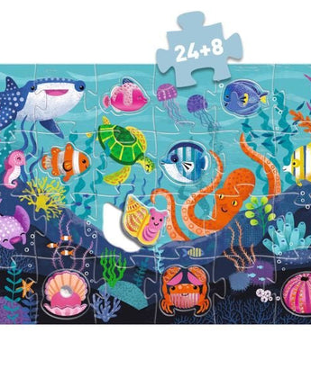 Puzzle géant Tactilo mer - Bébé Loupdjeco