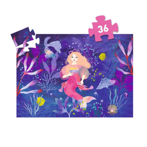 Puzzle silhouette Ella la sirène - Bébé LoupDjeco