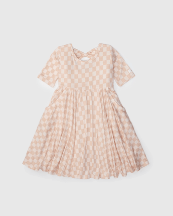 Robe Carreaux roses - Bébé LoupLoulou Lollipop