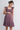 Robe maternité courte prune - Bébé LoupHello Miz