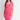 Robe maternité encolure carrée rose - Bébé LoupHello Miz