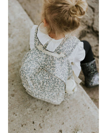 Sac à dos mini fleurs bleues - Bébé LoupMenoum Menoum