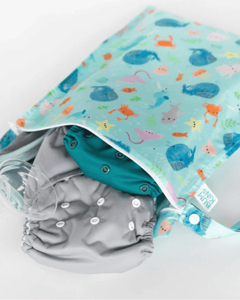 Sac imperméable vie marine (+/ - 12 x 14'') - Bébé LoupBumkins