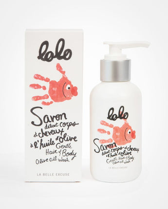 Savon délicat corps cheveux 125 ml - Bébé LoupLolo et moi