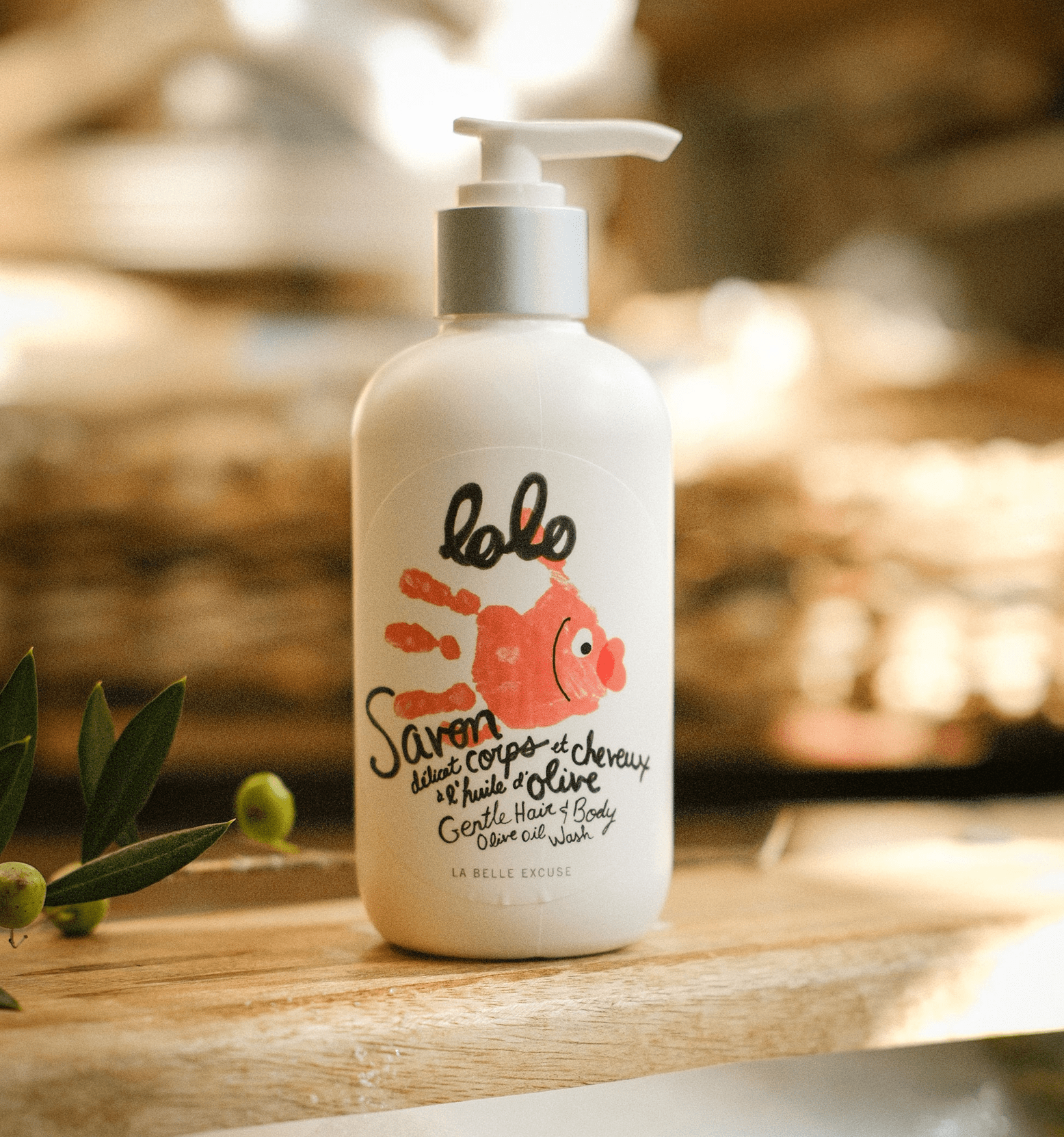 Savon délicat corps cheveux 500ml - Bébé LoupLolo et moi