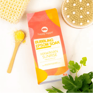 Sel d'epsom moussant Levé de soleil à Hawaï - Bébé LoupHappy hippo