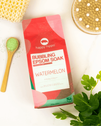 Sel d'epsom moussant melon - Bébé LoupHappy hippo
