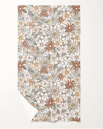 Serviette Fleurs vintage - Bébé LoupOléoops