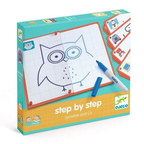 Step by step Symétrie - Bébé LoupDjeco