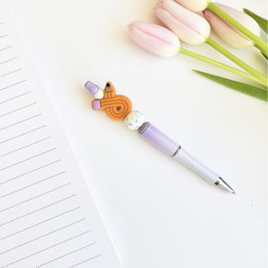 Stylo billes de silicone Crayon confettis - Bébé LoupRainbows & Lollipop