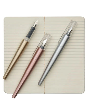 Stylos - plume (3) avec petit journal - Bébé LoupOoly